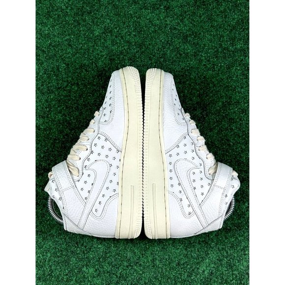 Nike Air Force 1 Mid Cut Out Stars Summit White Womens Size 6 DV3451-100 - Picture 6 of 8